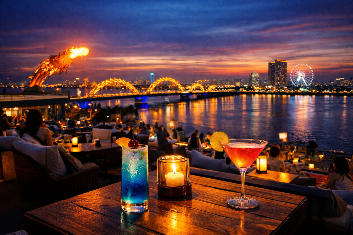 Drinking & Healing in Da Nang: Best Chill Nightlife Near the Beach After Dinner 4 drinking & healing in Rooftop & Lounge for Chill Night